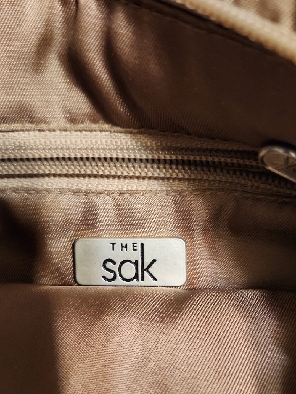 The Sak Woven Braided Crossbody in Brown - Picture 4 of 5